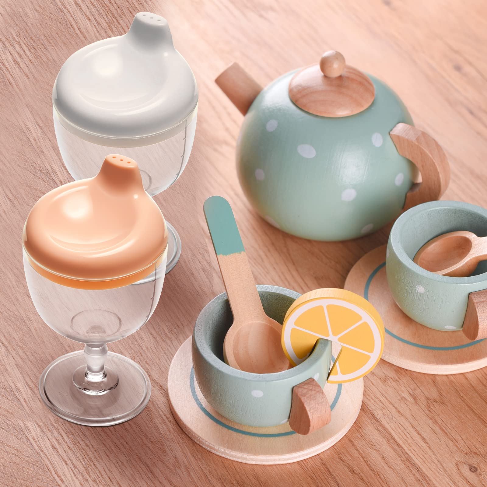 Lallisa pack of two toddler cups ensures daily use and easy sharing.