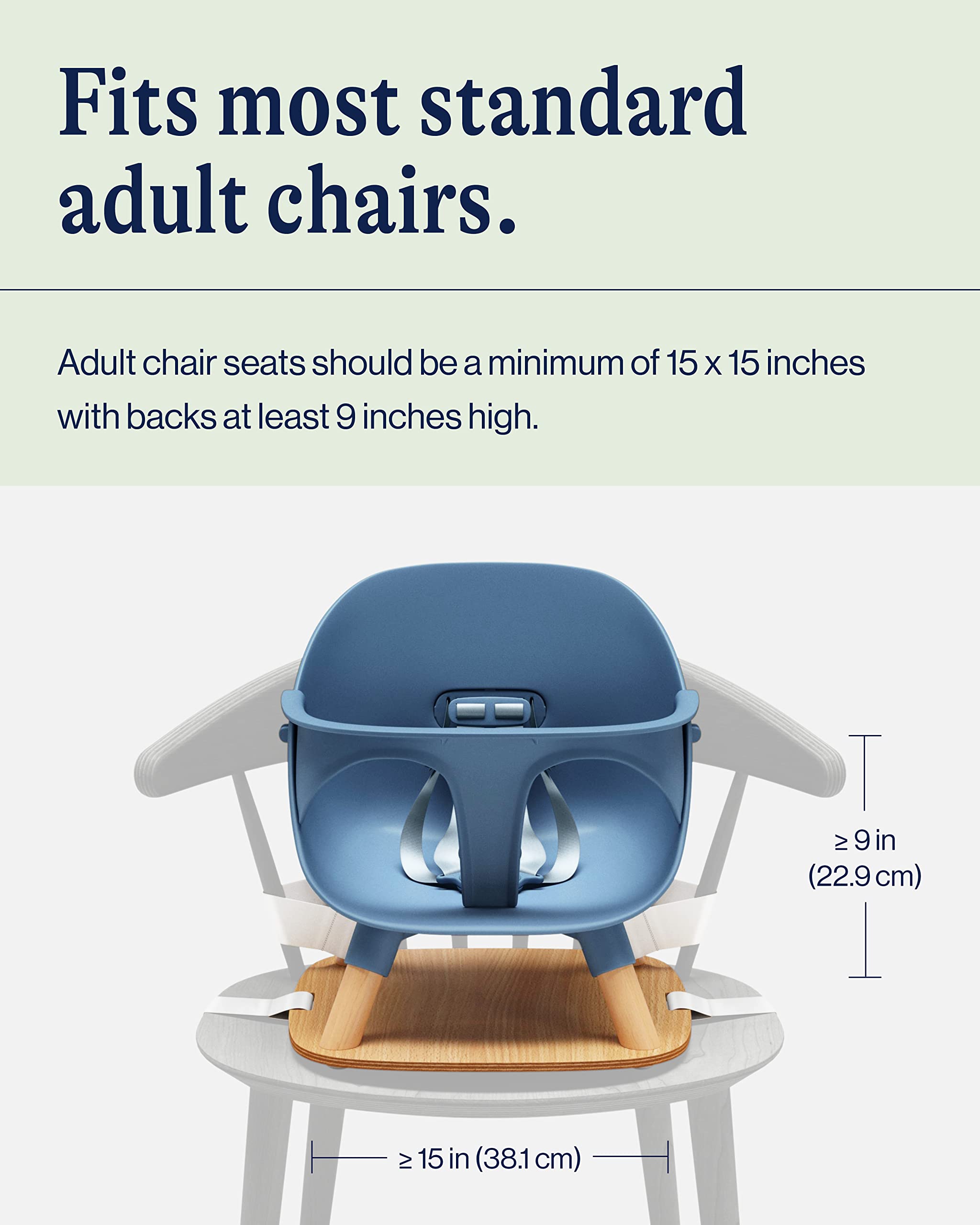 Lalo booster seat blueberry requires no setup, just fasten to the chair