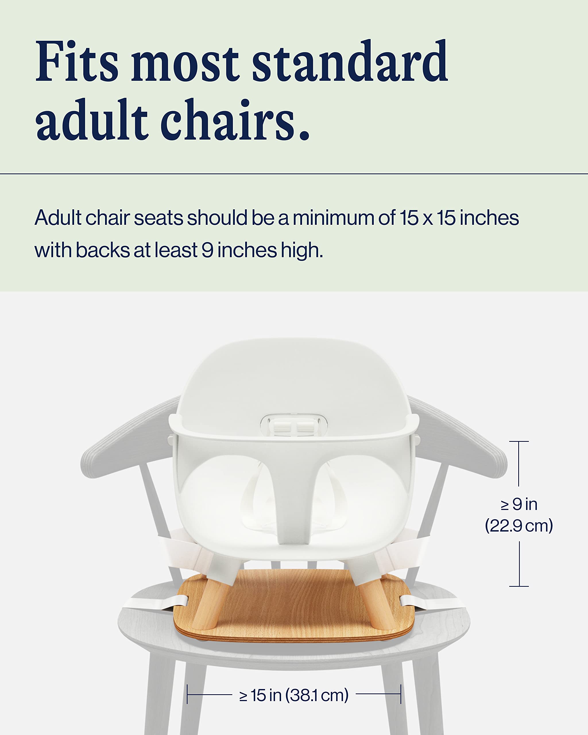 Lalo Booster Seat Coconut cleaning highlights wipe-clean surfaces and strap care.