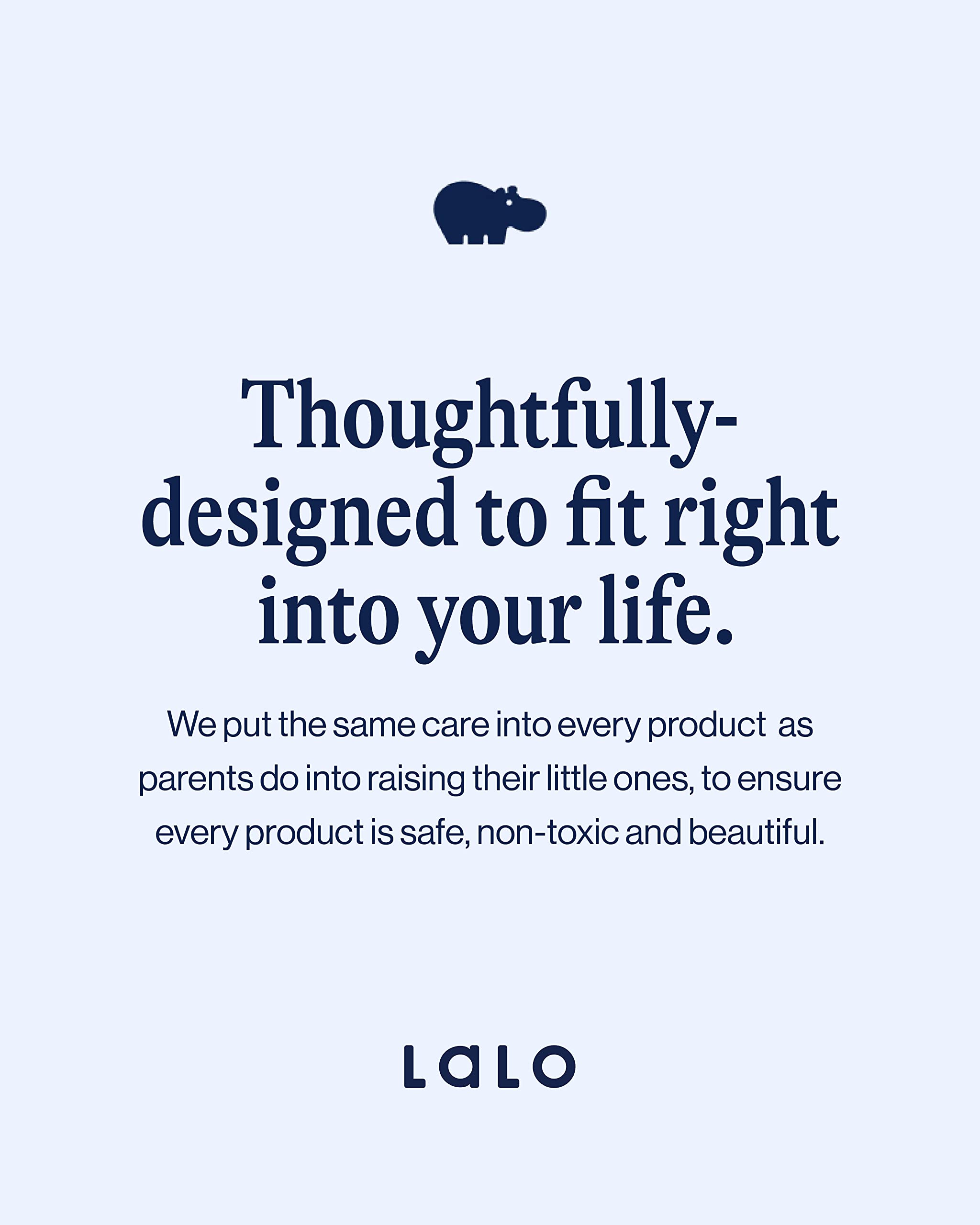 Lalo booster seat converts to a play chair with optional legs.