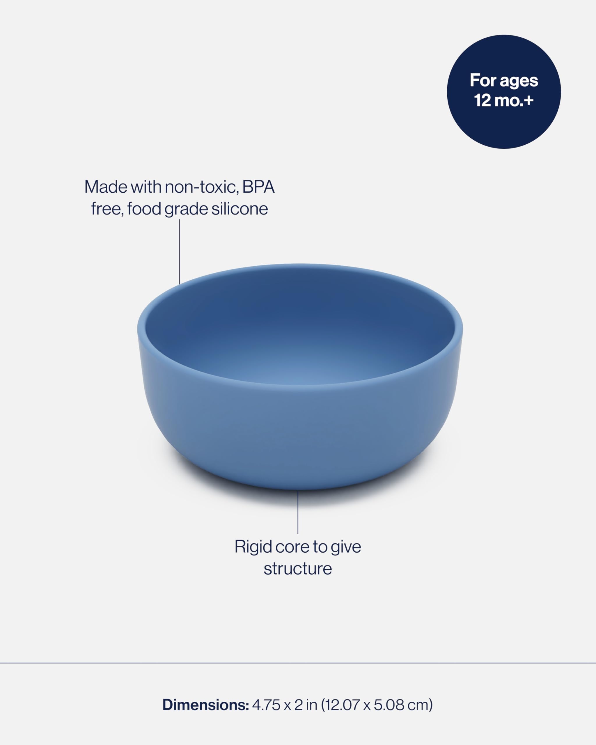 Lalo bowls are dishwasher safe for easy cleanup after meals