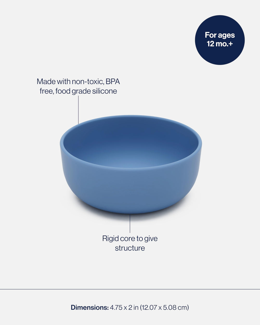 Lalo bowls are dishwasher safe for easy cleanup after meals