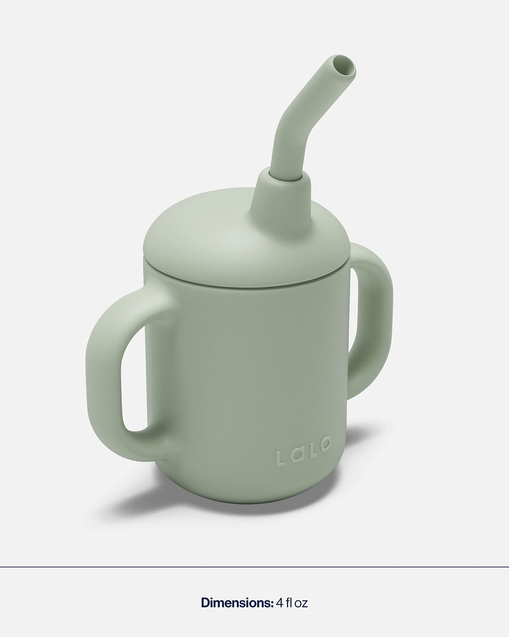 Lalo Little Cup leak-proof lid prevents spills when inverted