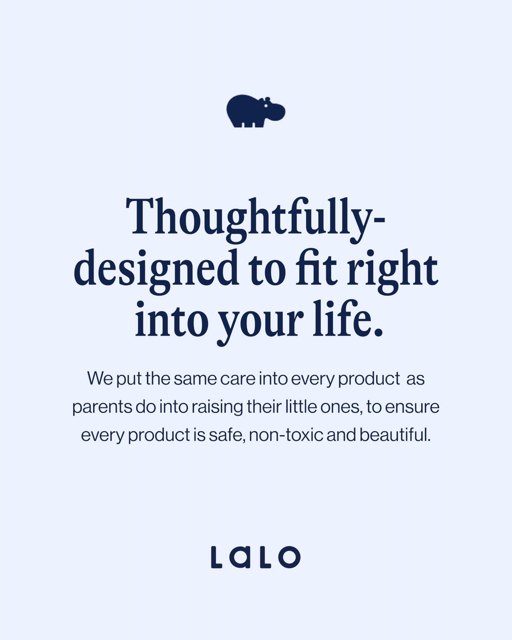 Lalo non-suction bowls provide a stable base for independent eating