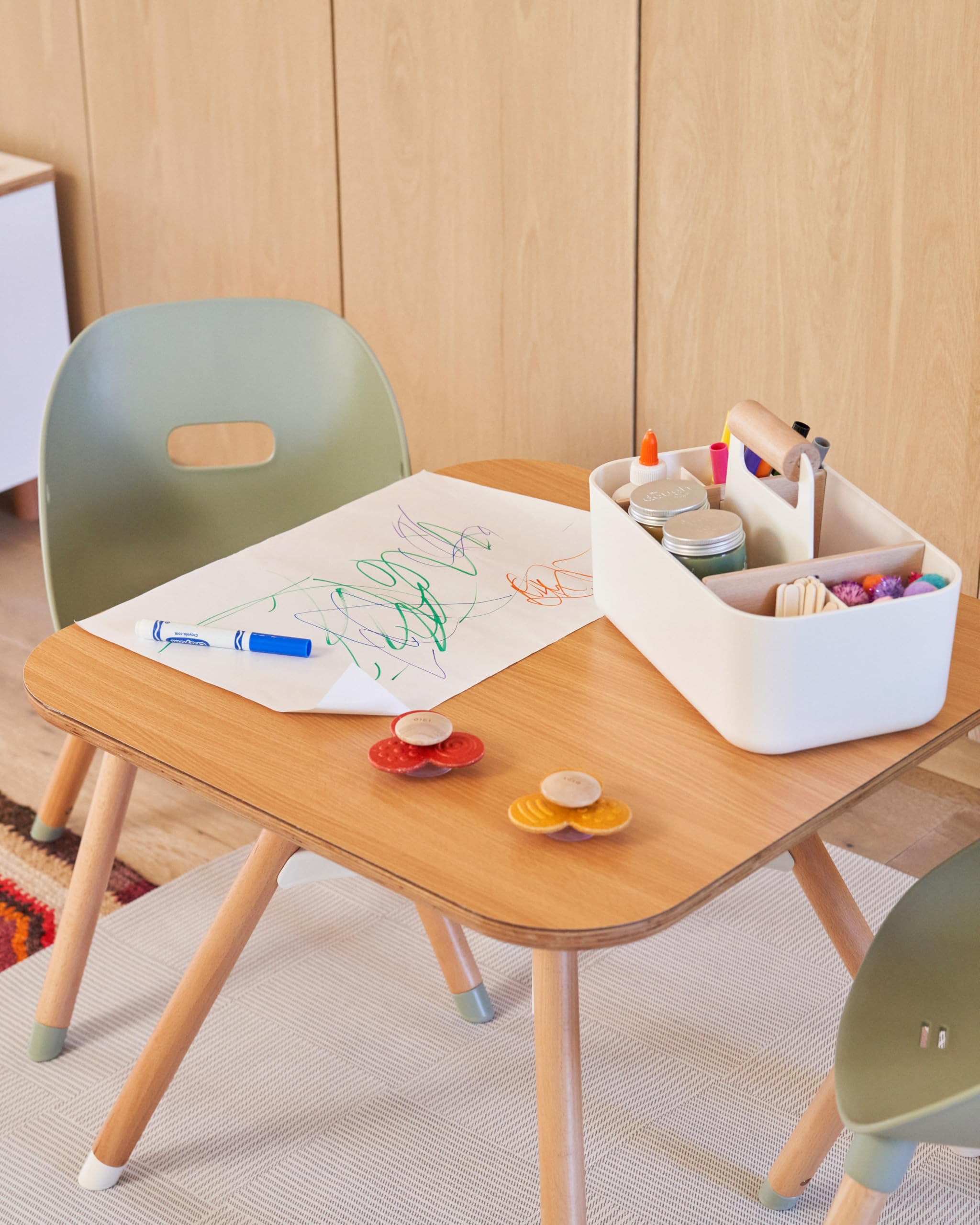 Lalo The Caddy art supplies holder for crafts and projects.
