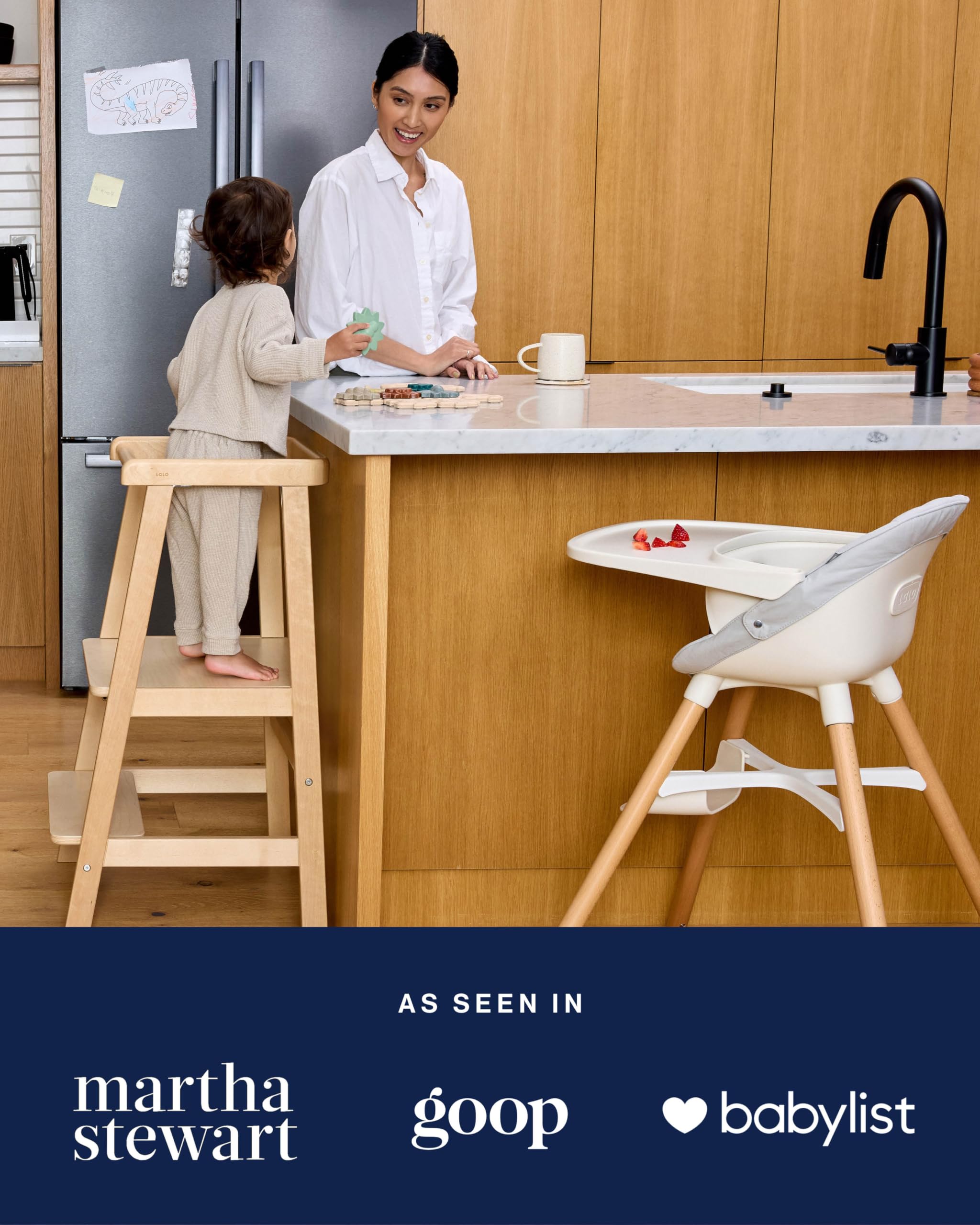Lalo Tower space-saving design fits small kitchens.