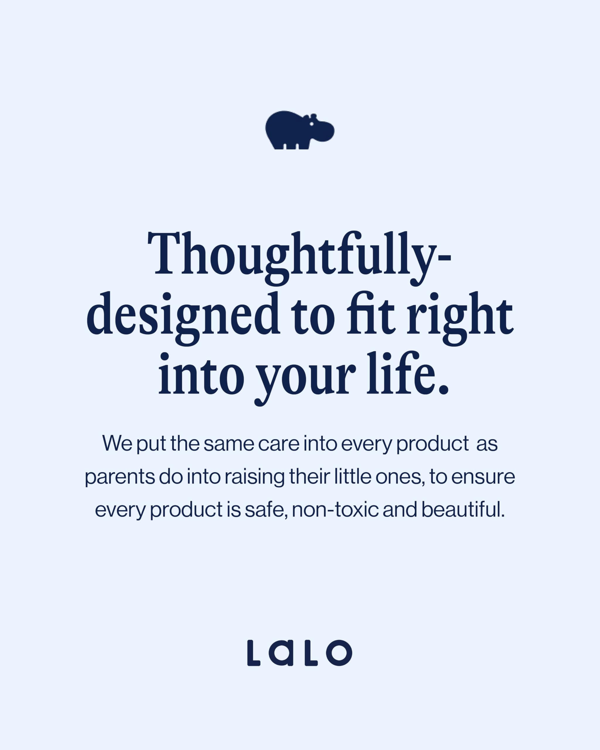 Close-up of Lalo toddler flatware, high-quality materials for daily use