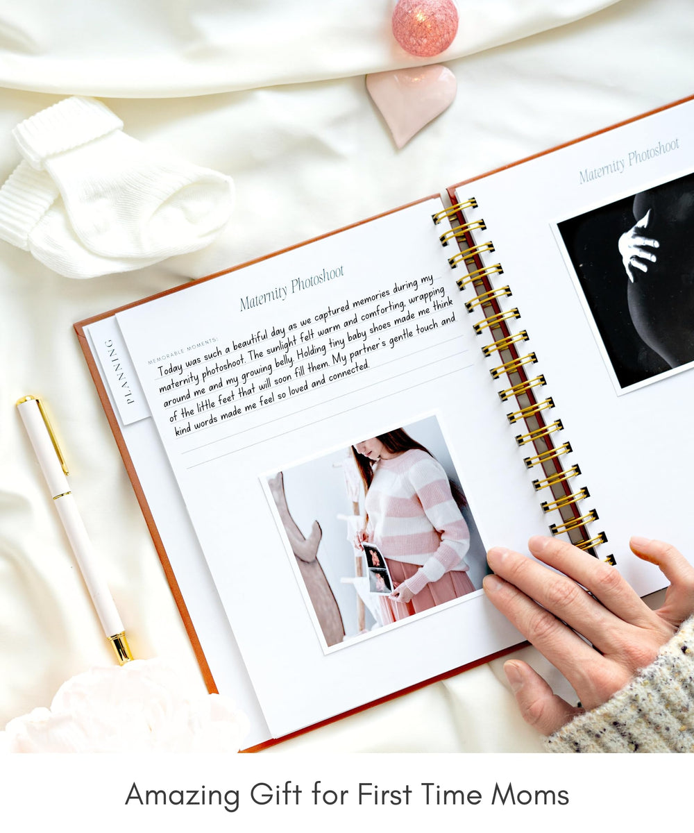 Lamare Pregnancy Journal bump updates page for trimester milestones