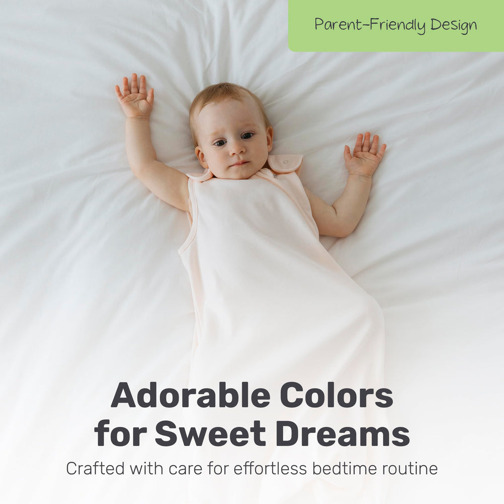 Lamb Babies breathable cotton sleep sack keeps skin cool and comfortable
