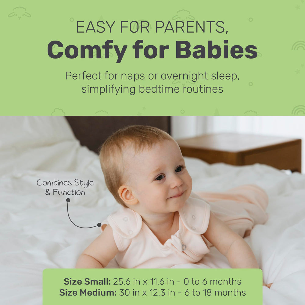 Lamb Babies sleep sack designed for easy cleaning after daily use