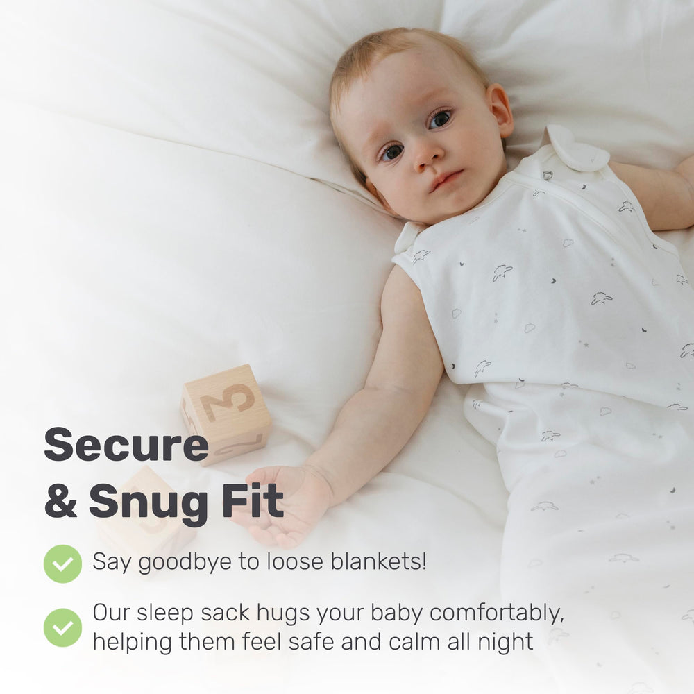Lamb Babies sleep sack with lightweight design for comfy naps