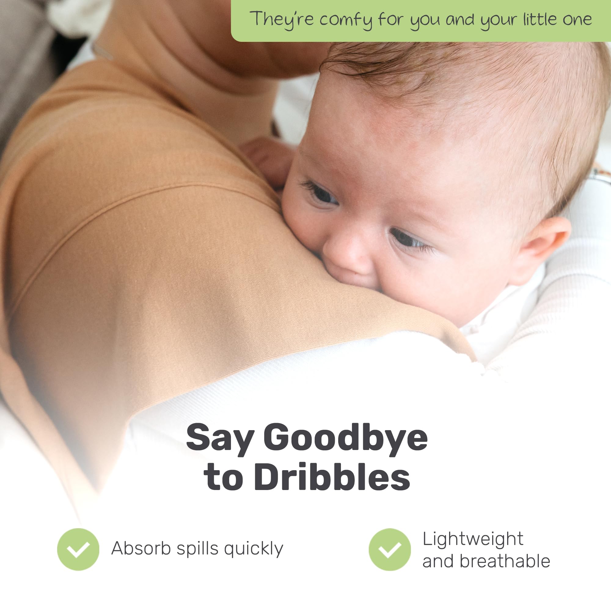 Lamb Babies Snug compact burp cloth fits easily in any diaper bag