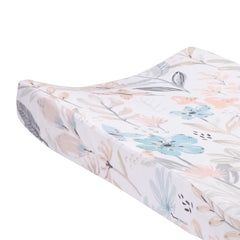 Lambs & Ivy Baby Blooms soft minky texture comforts delicate skin.
