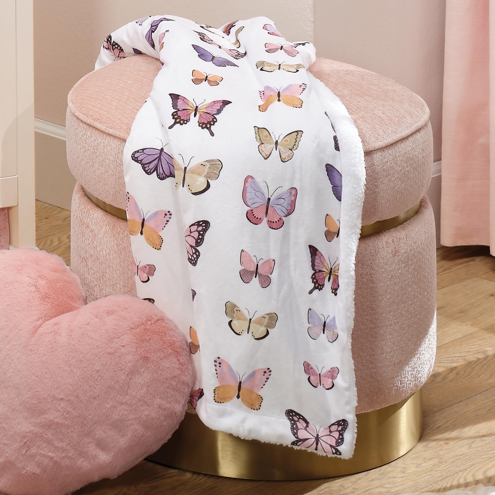 Lambs & Ivy Butterfly Dreams gift-ready package ideal for baby showers.