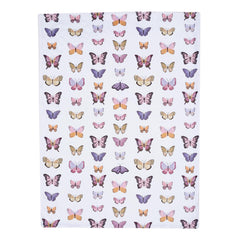 Lambs & Ivy Butterfly Dreams lavender and gold butterflies brighten the design.