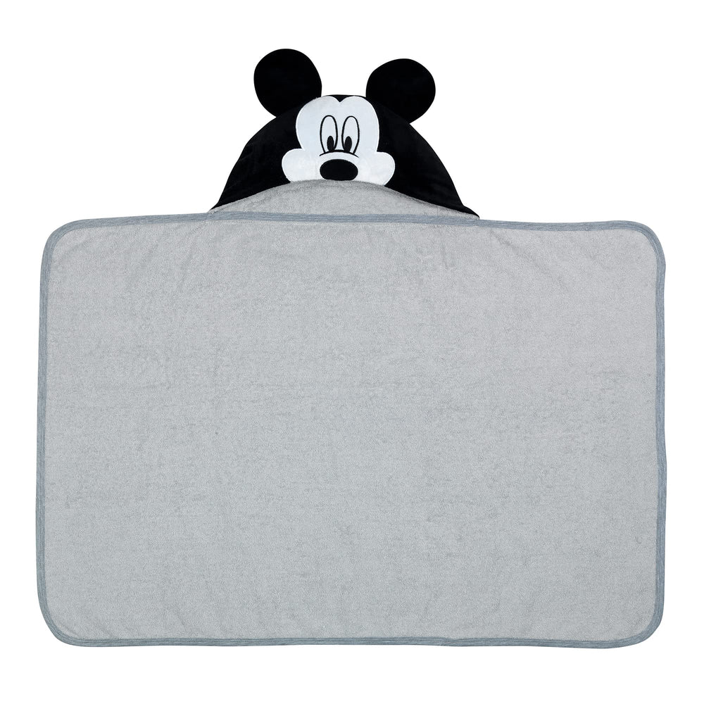 Lambs & Ivy Mickey towel packaged as a thoughtful baby shower gift.