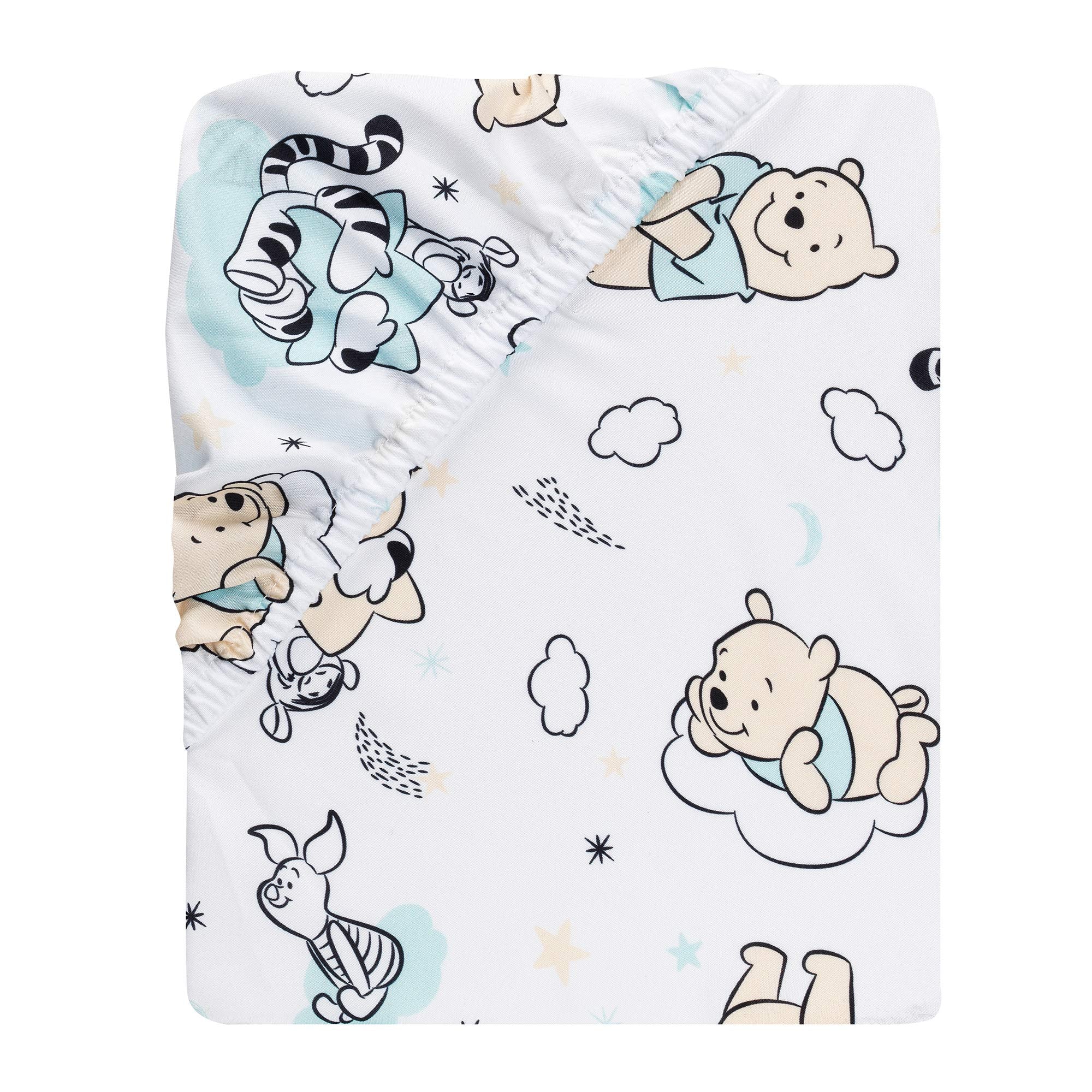 Lambs & Ivy soft microfiber material ensures breathable, easy-care nursery essentials