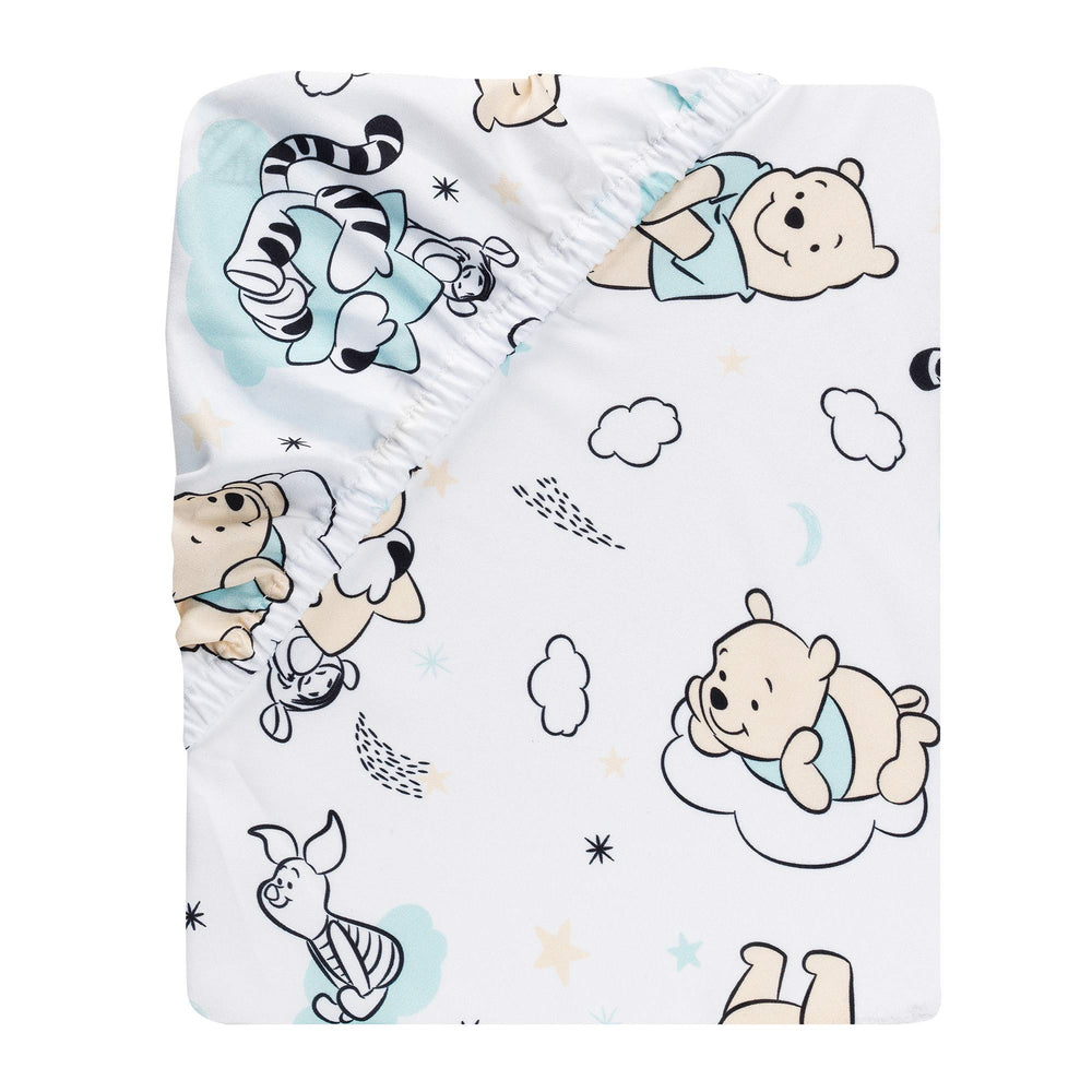 Lambs & Ivy soft microfiber material ensures breathable, easy-care nursery essentials