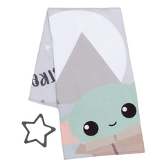 Lambs & Ivy felt star placement marking monthly milestones