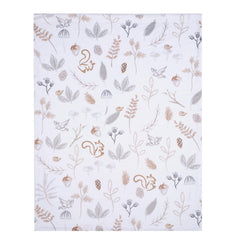 Lambs & Ivy minky-front closeup emphasizes velvety texture for soothing snuggles.