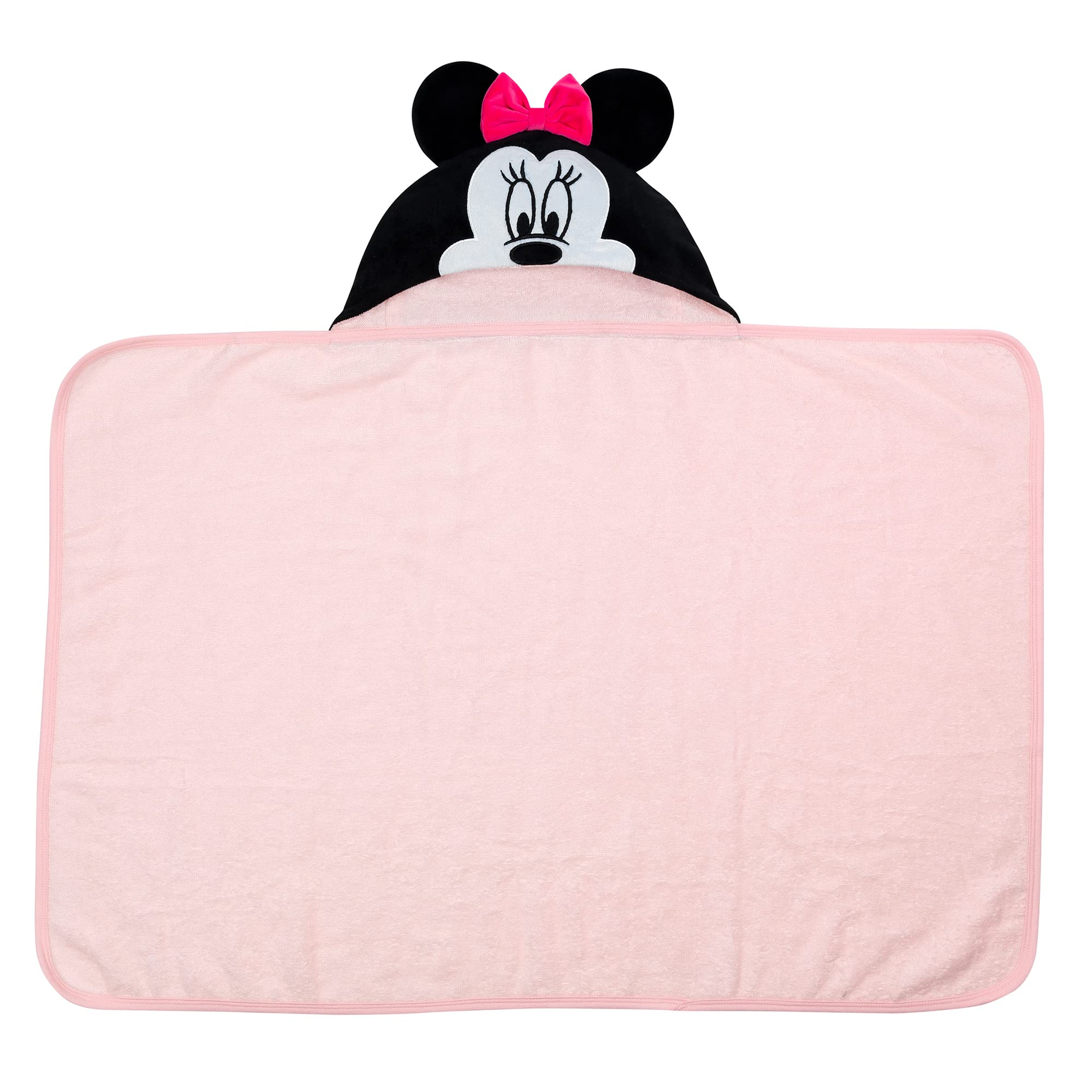 Lambs & Ivy Minnie Mouse hooded towel makes a sweet baby shower gift choice