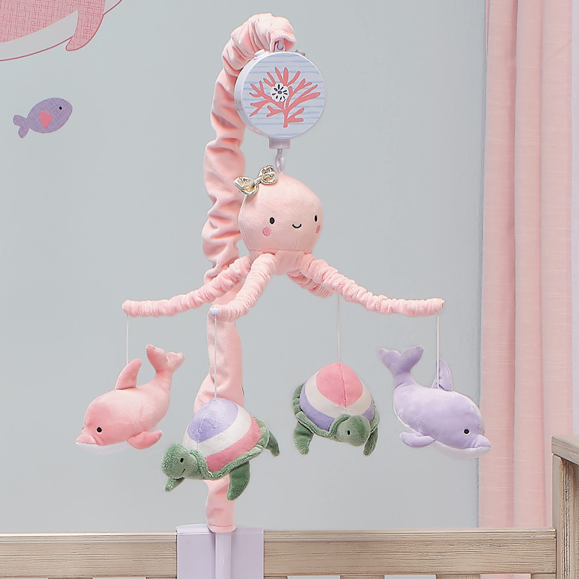 Lambs & Ivy Sea Dreams lullaby songs support a familiar bedtime routine.