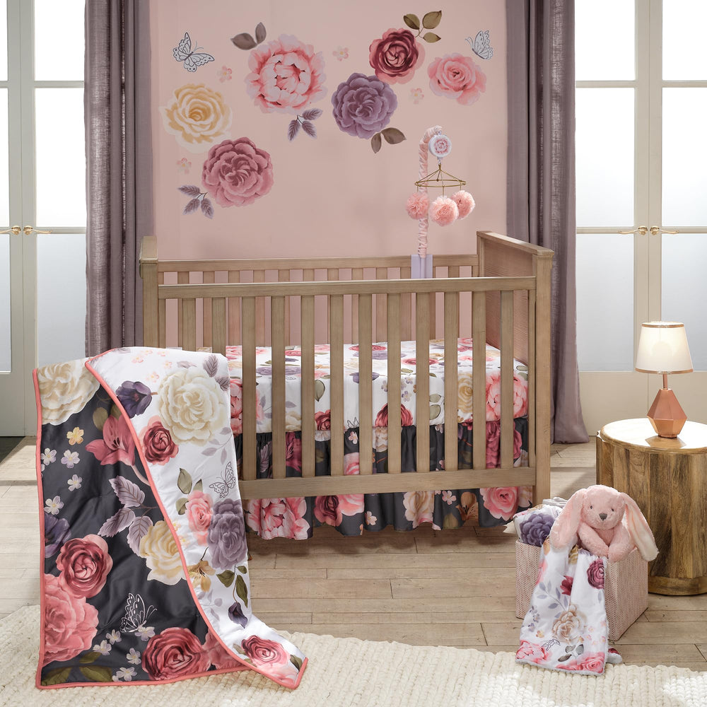 Lambs & Ivy Secret Garden gift-ready baby blanket for gifting.