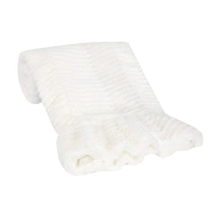 Lambs & Ivy Signature jersey back in white offers a smooth, breathable feel.