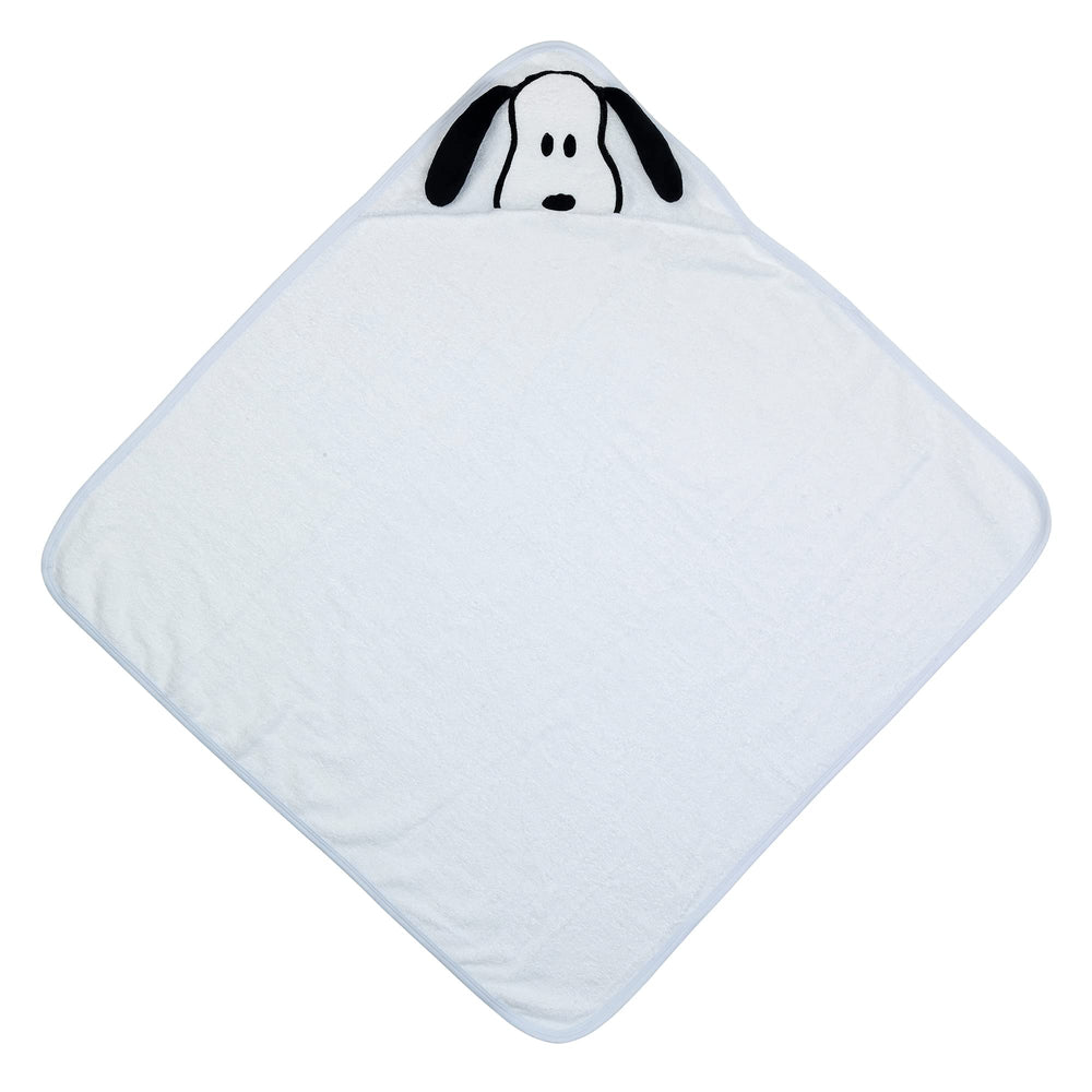 Lambs & Ivy Snoopy towel presented as a gift-ready packaging
