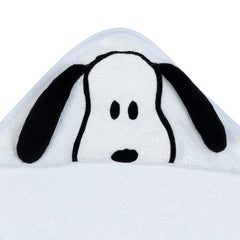 Lambs & Ivy Snoopy towel velour hood detail close-up