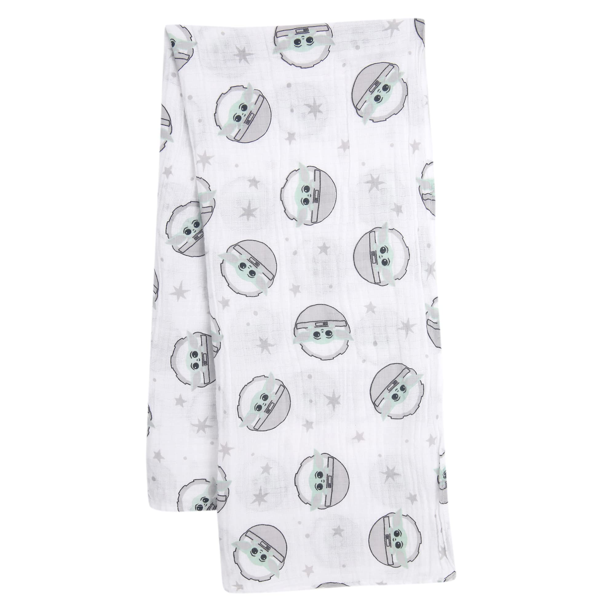 Lambs & Ivy Grogu lovey close-up highlights soft texture and soothing security.