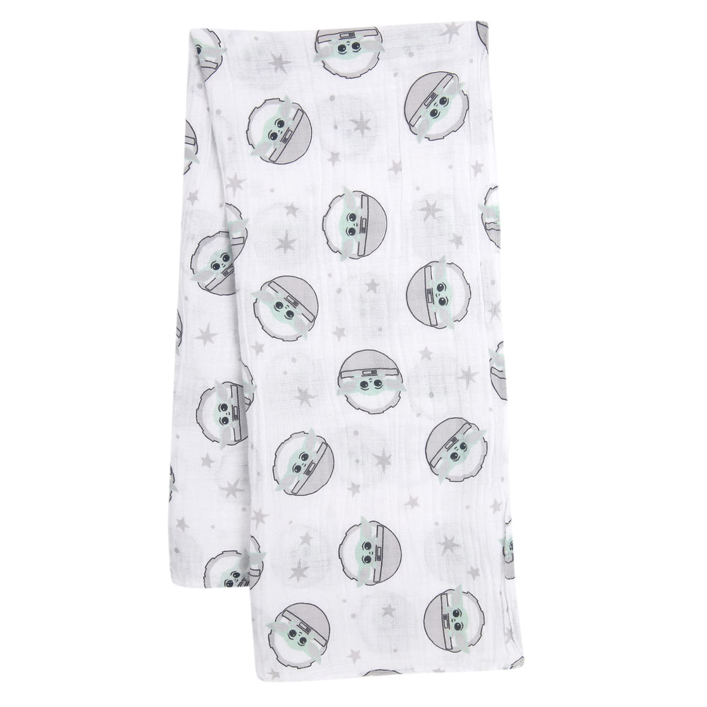 Lambs & Ivy Grogu lovey close-up highlights soft texture and soothing security.