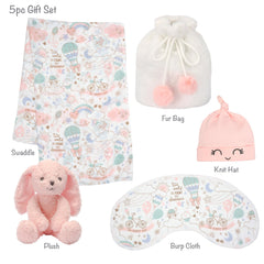 Lambs & Ivy cotton muslin swaddle 44x44 inches, soft breathable fabric.