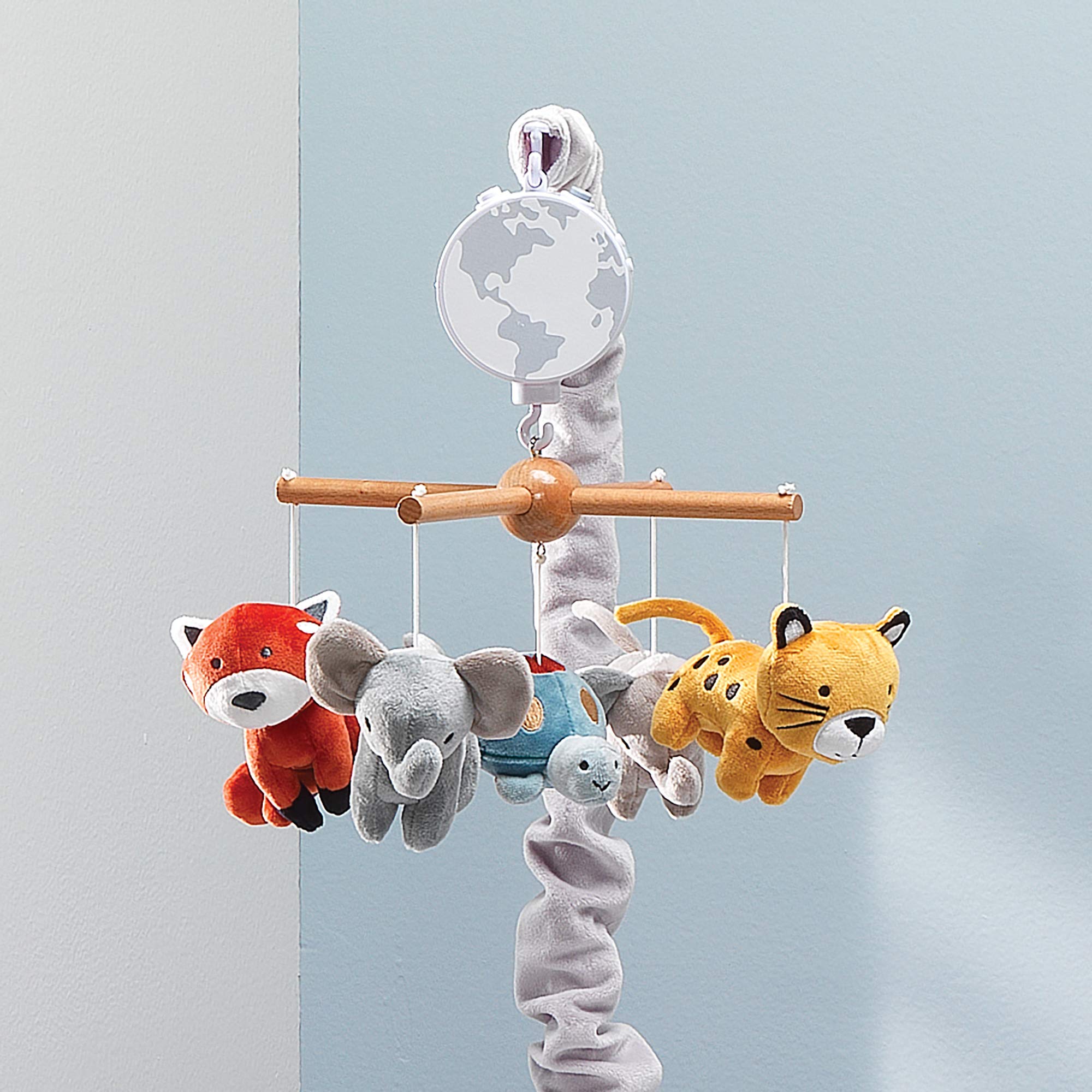 Endangered animal causes badge on Lambs & Ivy Wild Life mobile.