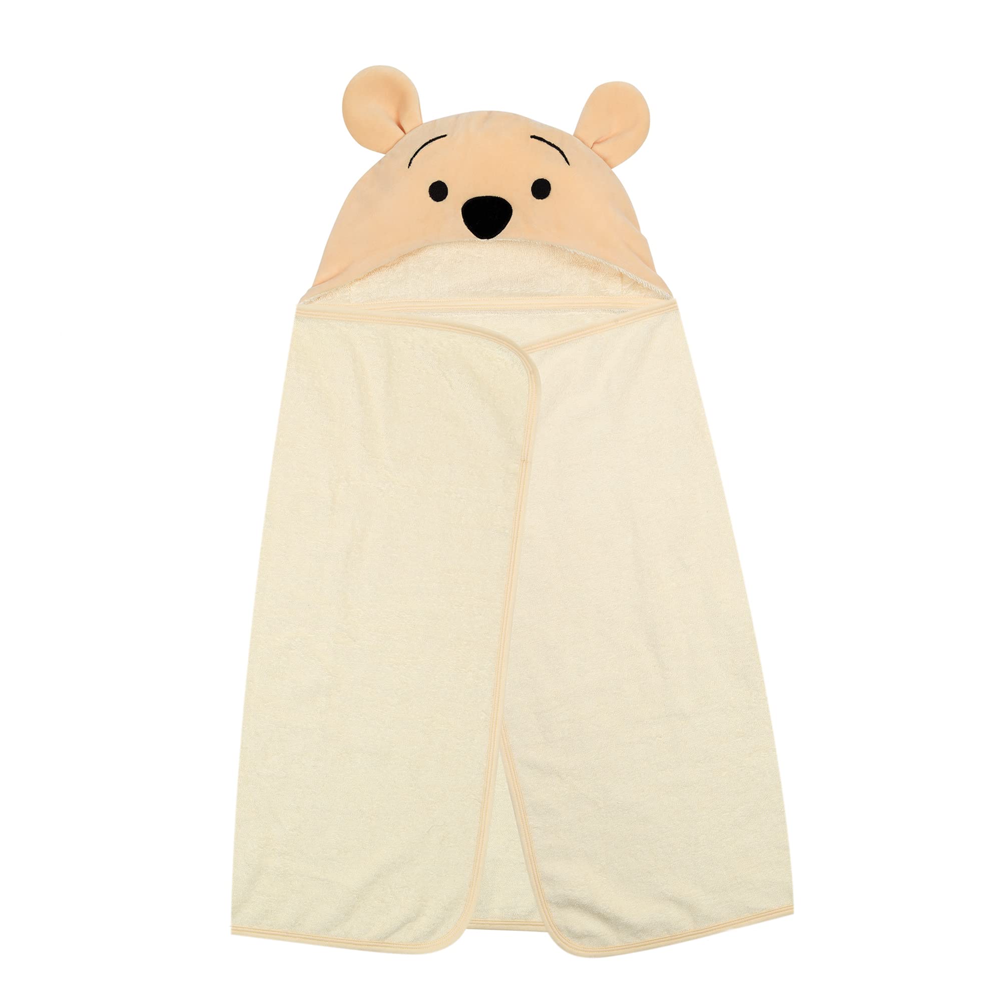 Lambs & Ivy Winnie the Pooh cotton terrycloth lining feels soft and gentle.