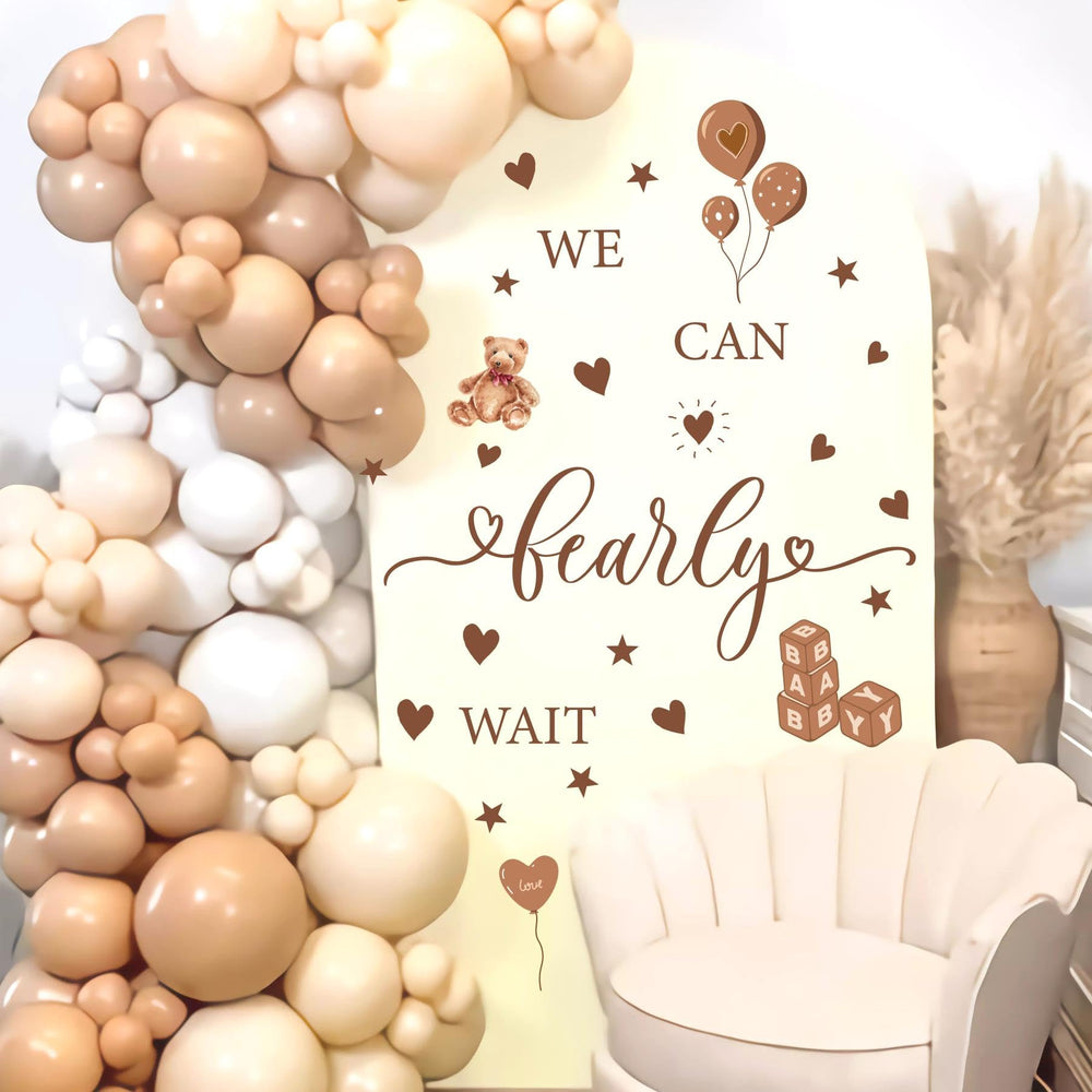 Lamkidle baby shower decor balloon border adds whimsy to celebrations