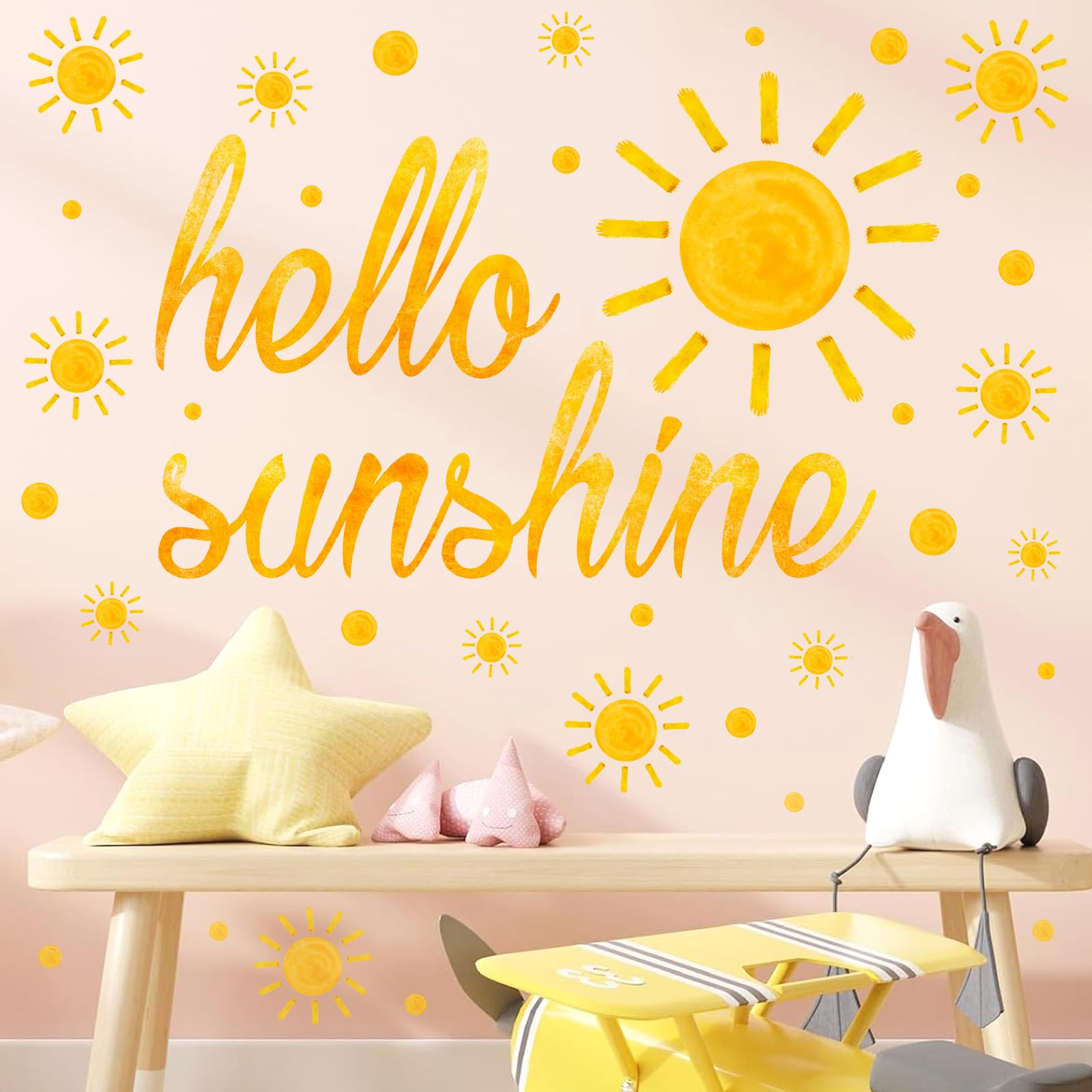 Lamkidle boho sun decor with polka details for classrooms
