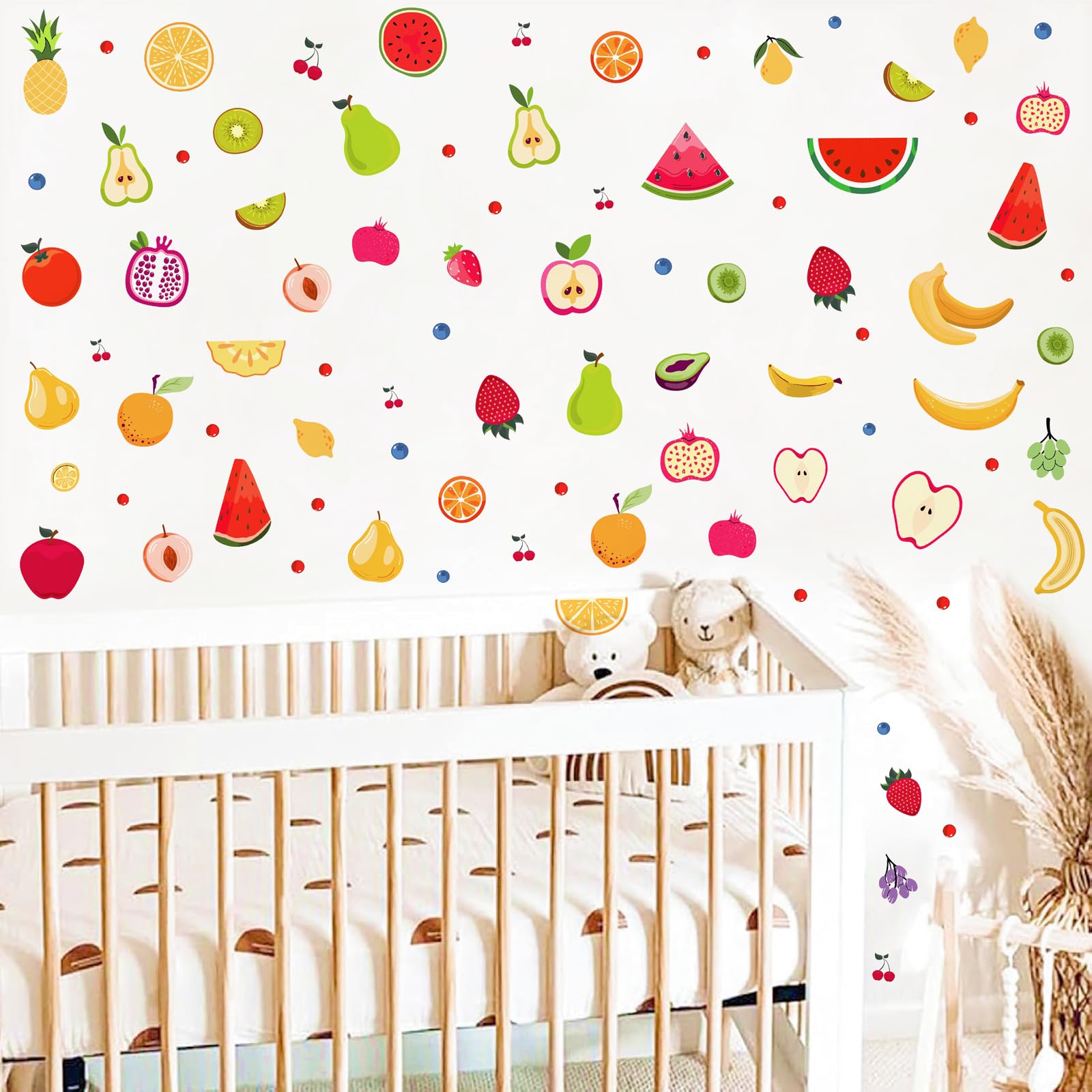 Lamkidle kiwi decal provides vibrant accents for walls and furniture
