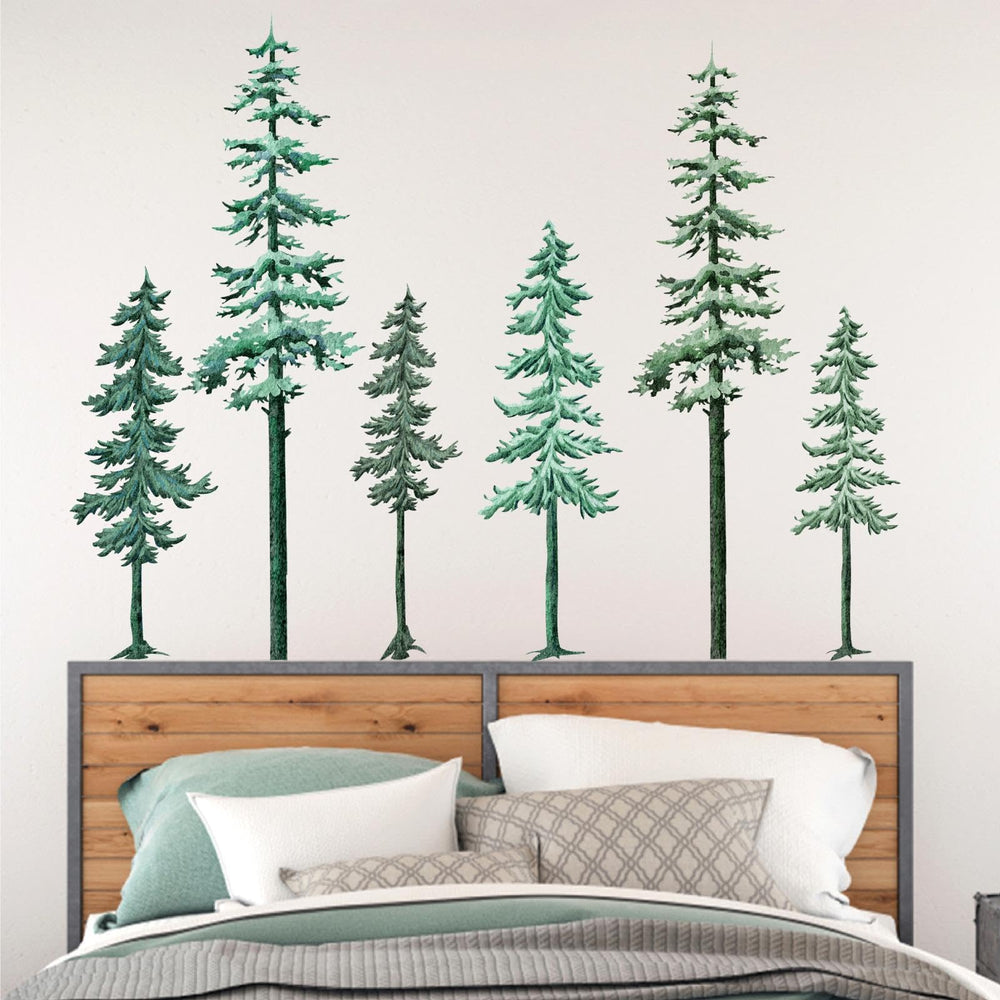 Lamkidle wall stickers come on two sheets for flexible layout planning