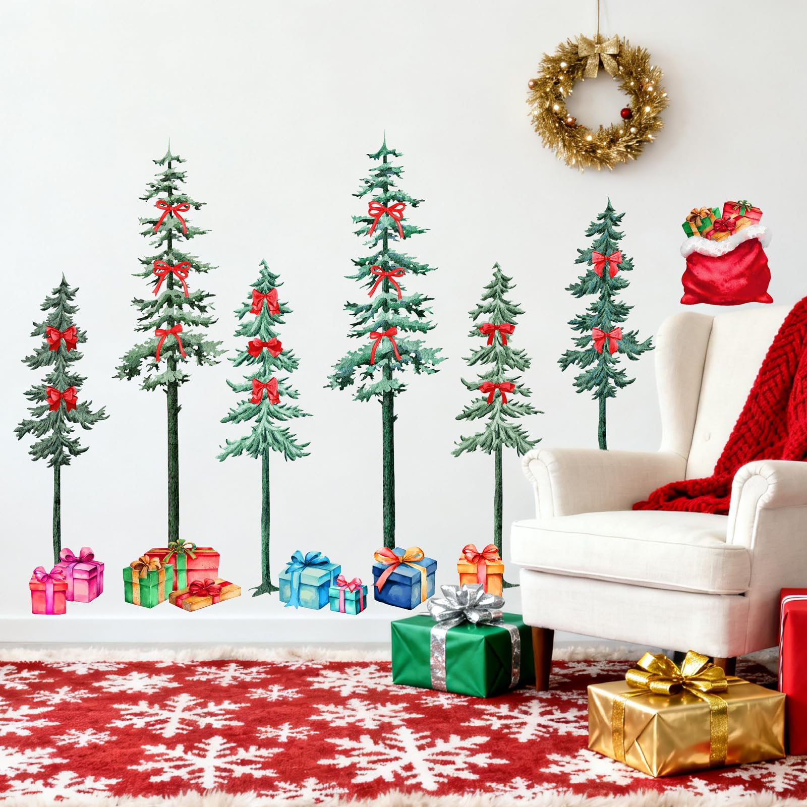Lamkidle office classroom holiday wall decor sets a festive mood with ease.