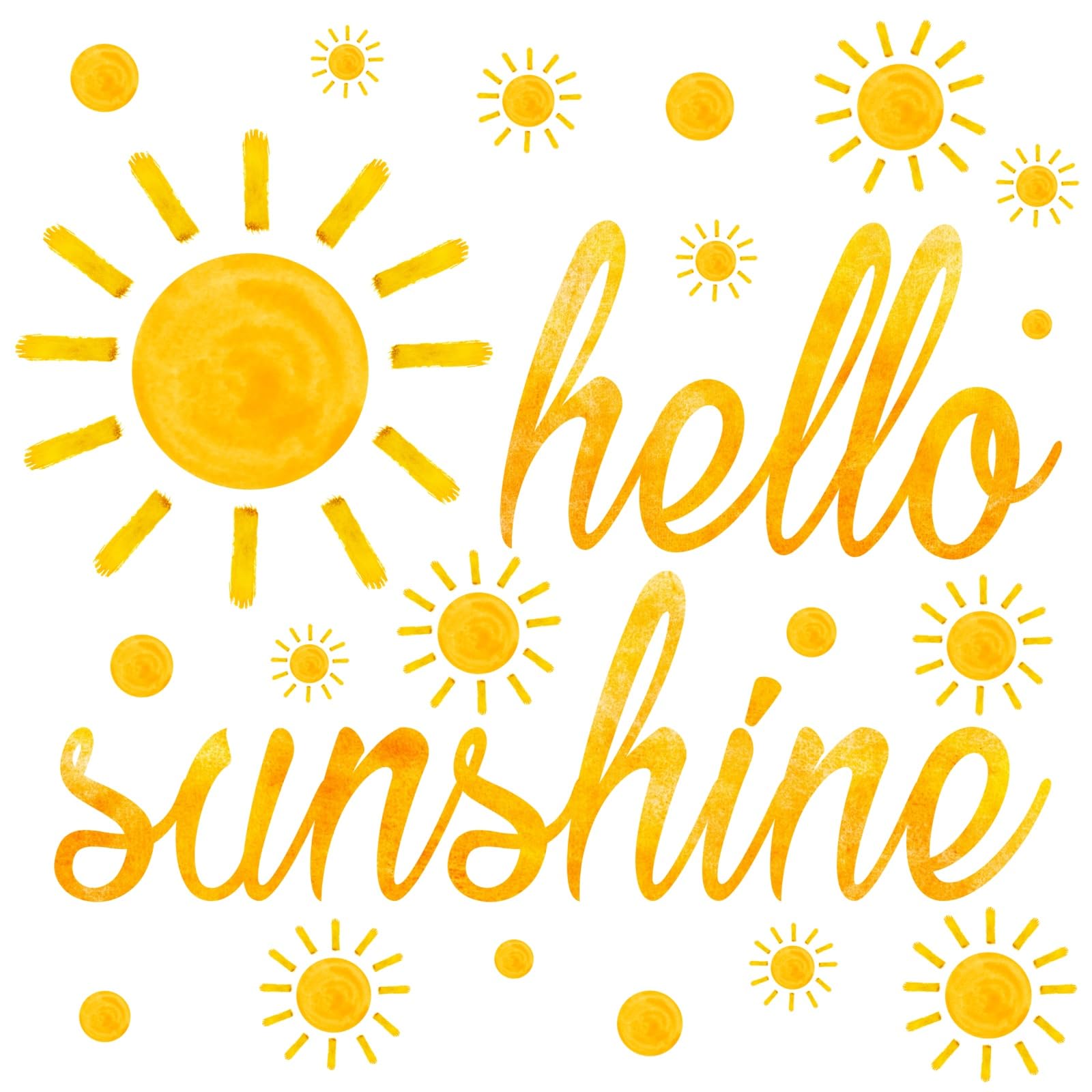 Lamkidle watercolor sun wall art enhances daily spaces