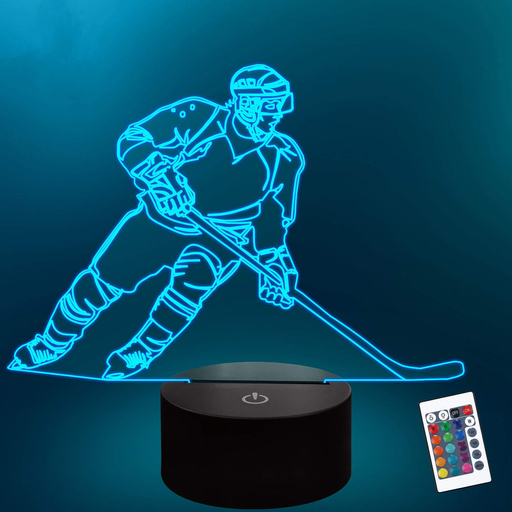 Lampeez ice hockey player 3D night light a perfect gift for sports fans