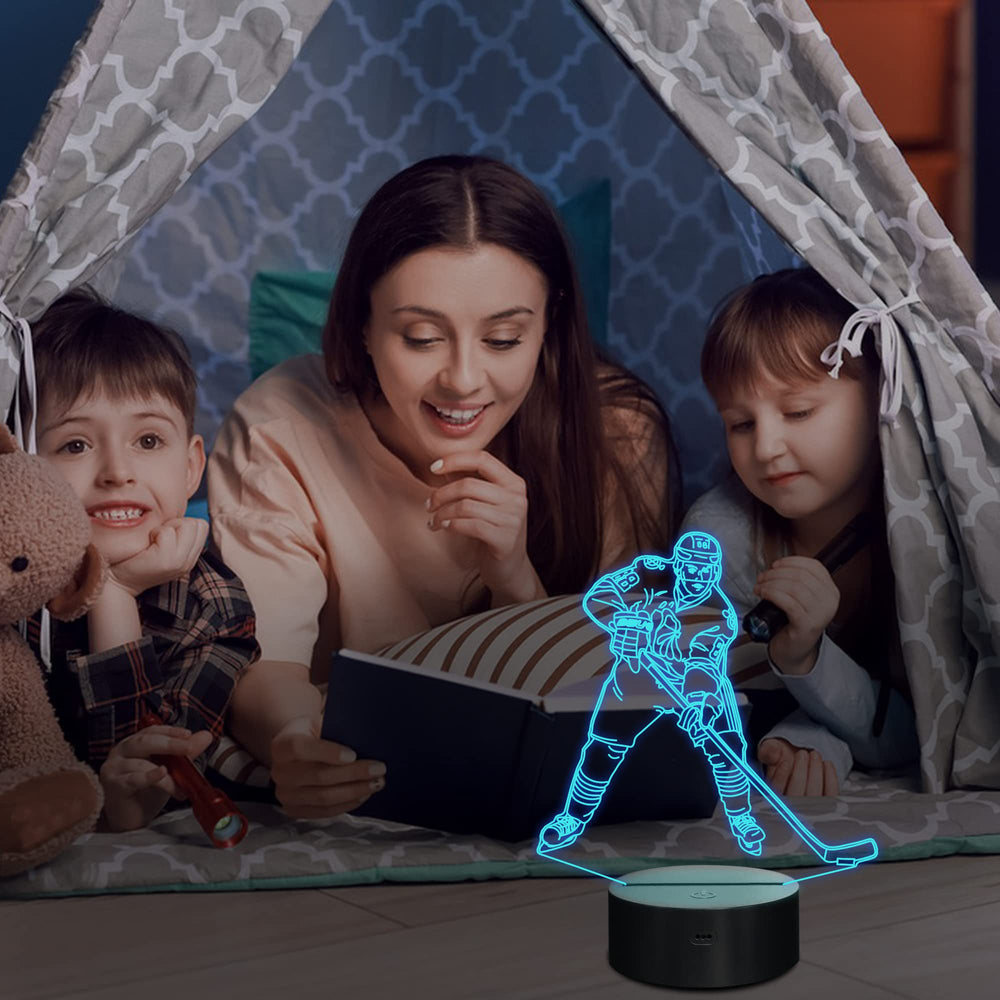 Lampeez remote-controlled night light offers 16 colors for cozy mood lighting.