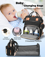 Lamroro diaper bag large capacity holds baby essentials for day trips