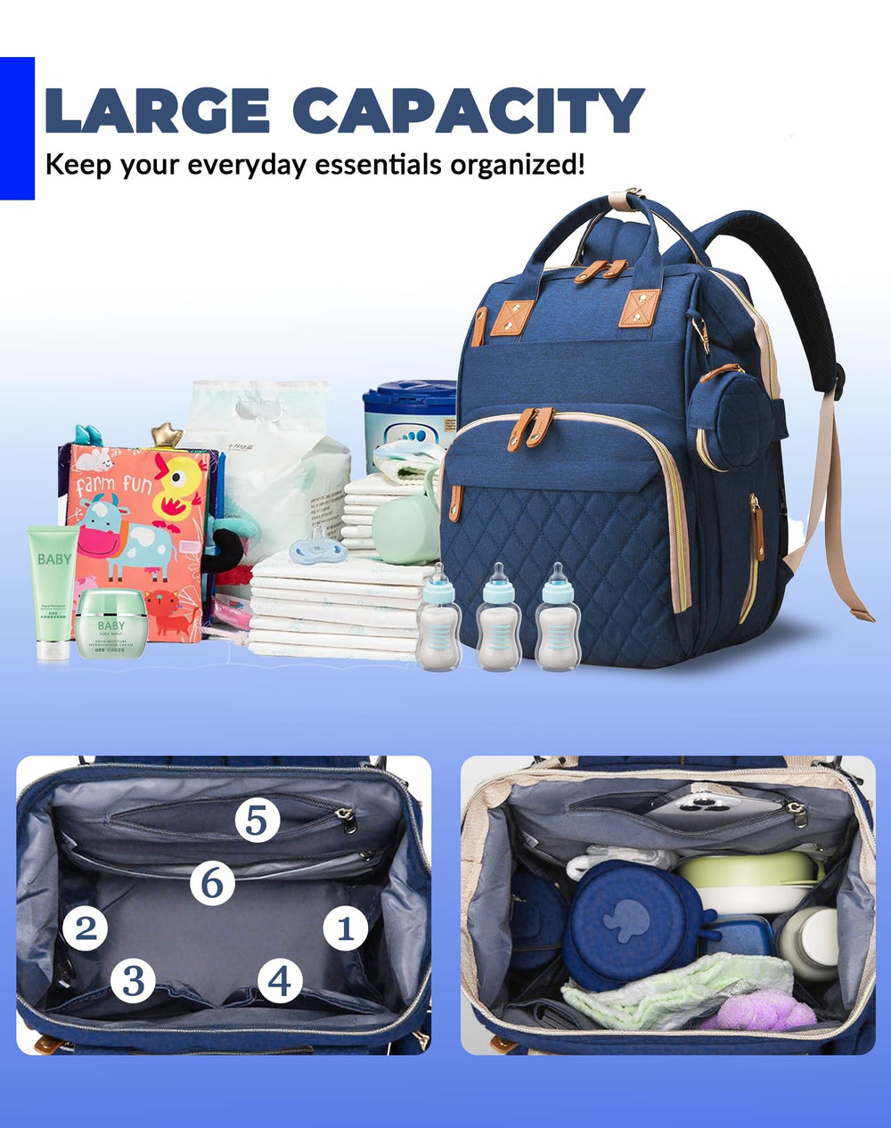 Lamroro bag made of waterproof 900D Oxford fabric