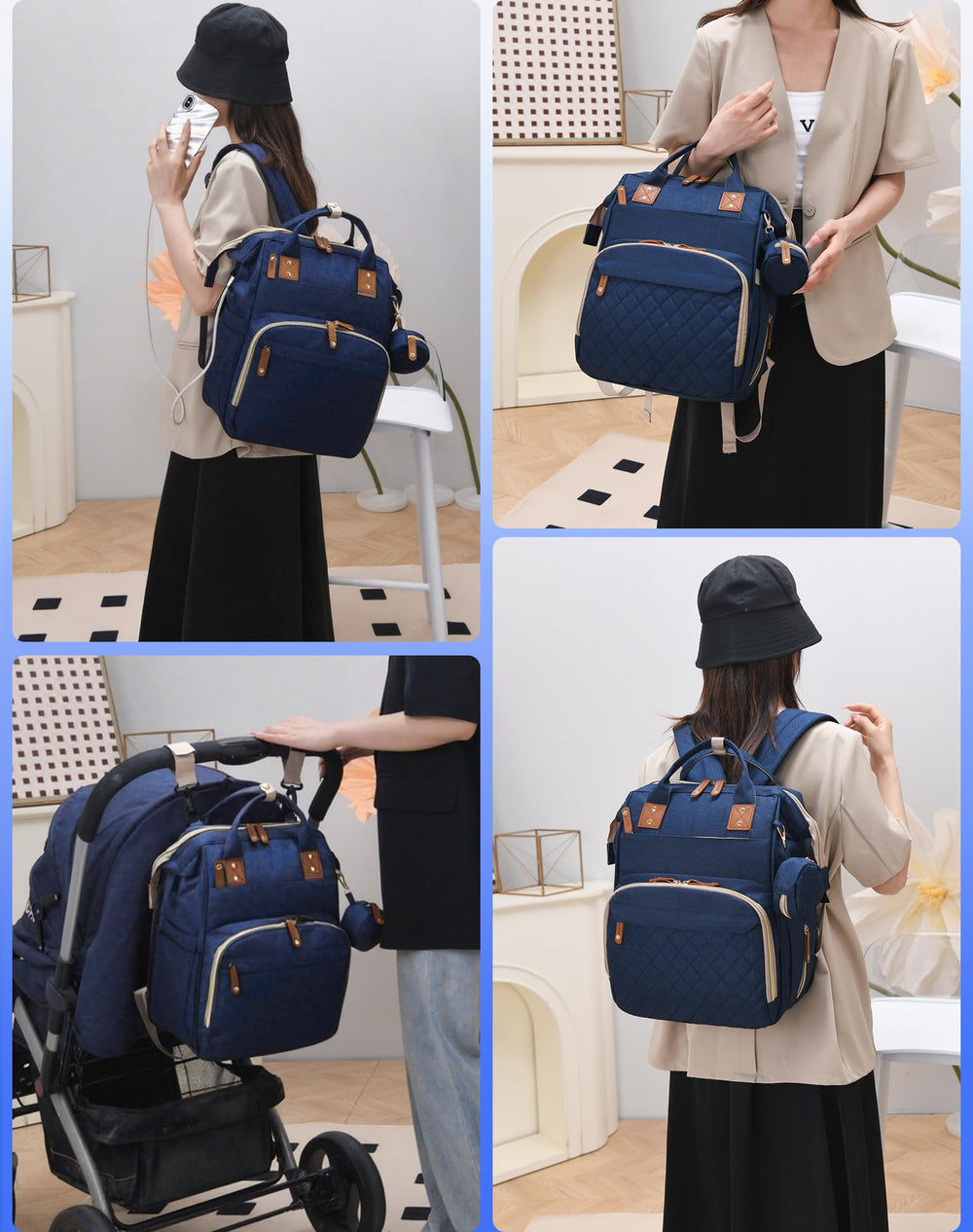 Lamroro waterproof pocket for wet items on the bag