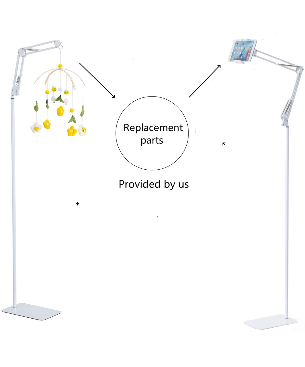 LamYHeng height-adjustable floor stand adapts from 31 to 68.9 inches.