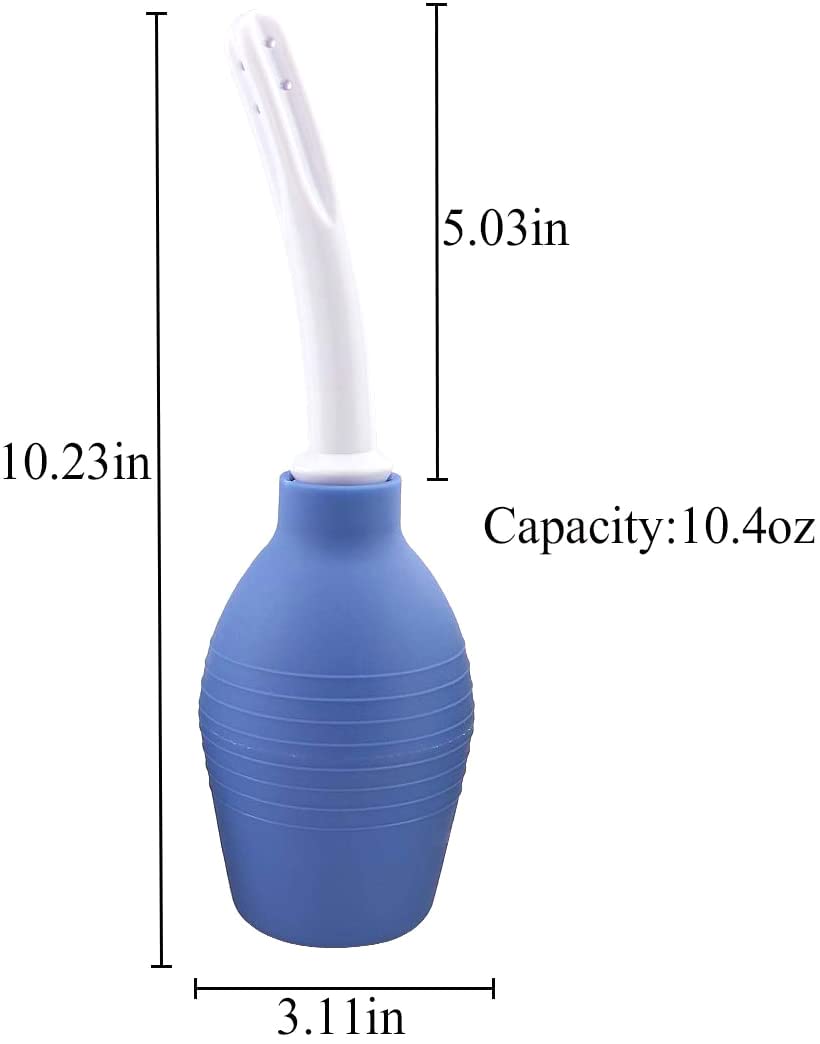 Lancsdom soft nozzle close-up highlights gentle, flexible tip for comfortable insertion.