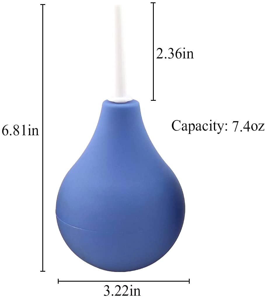 Lancsdom soft nozzle provides smooth insertion for gentle cleansing with lubrication.