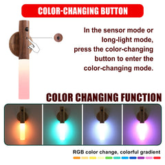 LANDGOO night light displays RGB colors for calming ambiance